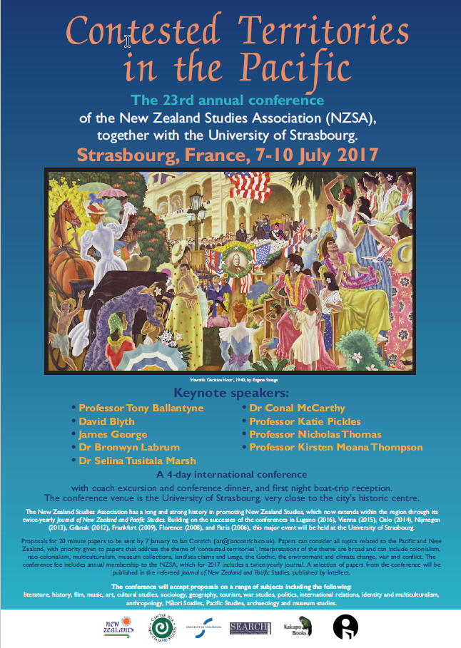 Strasbourg 2017 NZSA Conference Poster